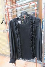 Blouse nieuw zwart Edward Achour mt 42, Zwart, Maat 42/44 (L), Nieuw, Ophalen of Verzenden