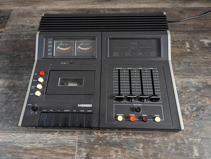 ITT Schraub Lorenz 2600 Hifi Regie Cassette Recorder/Mixer, Audio, Tv en Foto, Cassettedecks, Enkel, Overige merken, Tiptoetsen