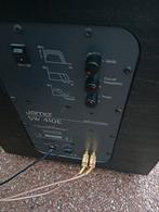 jamo sw410e subwoofer, Ophalen of Verzenden, Zo goed als nieuw, 60 tot 120 watt, Front, Rear of Stereo speakers