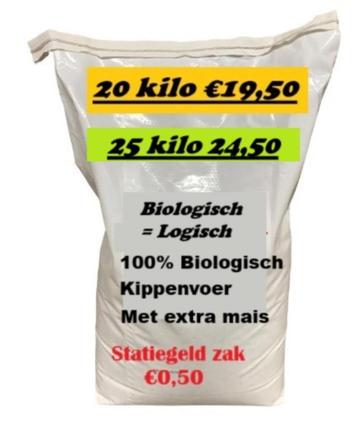 Biologisch kippenvoer......nergens goedkoper..... beschikbaar voor biedingen