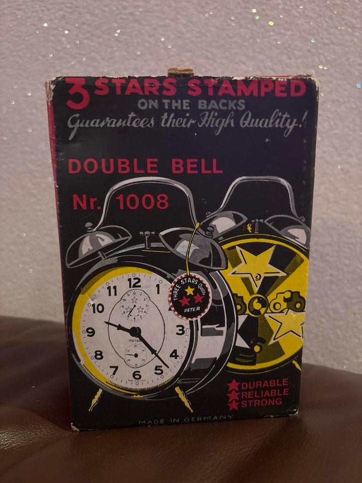 Vintage Peter Wekker Nr. 1008, Made in Germany, met Doosje, Antiek en Kunst, Antiek | Klokken, Ophalen