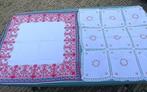 2 Verschillende vintage tafelkleden: zie foto's/tekst (TK46), Ophalen of Verzenden, Gebruikt, Vierkant