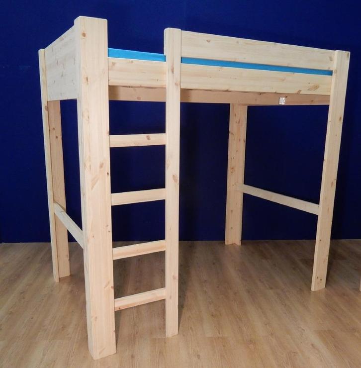 stevige 2-persoons Hoogslaper 10 hoogtes 20 matrasmaten, Huis en Inrichting, Slaapkamer | Stapelbedden en Hoogslapers, Nieuw, Hoogslaper