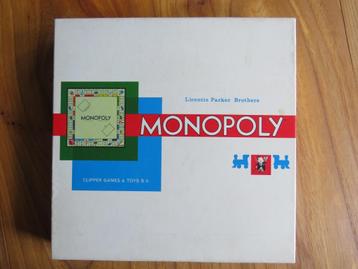 Monopoly vintage met guldens  witte vierkante doos