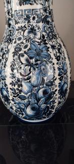 Delftsblauwe vazen, 2 stuks, Antiek en Kunst, Ophalen of Verzenden