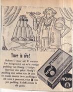 Retro reclame 1952 Honig Koog aan de Zaan Twee in één, Verzamelen, Retro, Ophalen of Verzenden