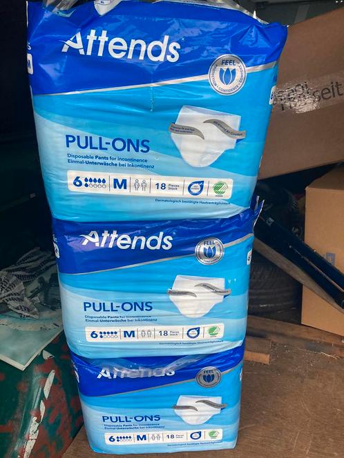 3 x attents pull ons niveau 6 incontinentie maat medium, Diversen, Verpleegmiddelen, Zo goed als nieuw, Ophalen