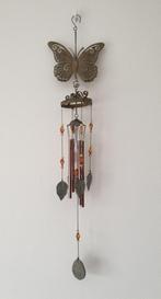 Windgong,windspel, vlinder, metaal, Tuin en Terras, Tuinwanddecoratie, Ophalen of Verzenden, Nieuw