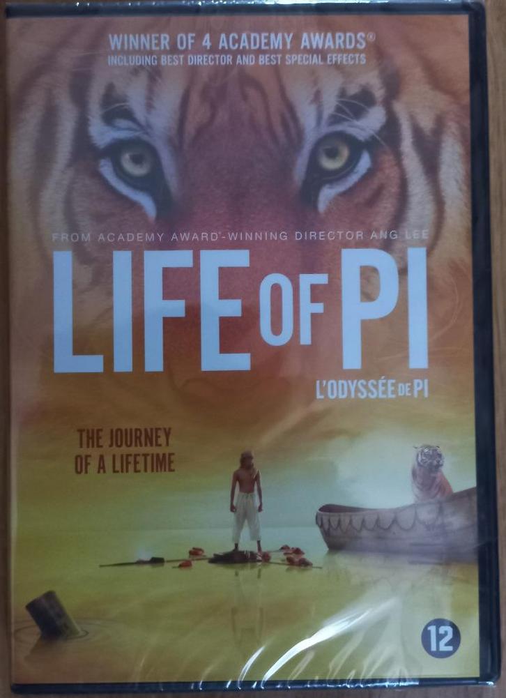 Nieuwe originele DVD Life of Pi (gesealed), Cd's en Dvd's, Dvd's | Avontuur, Nieuw in verpakking, Vanaf 12 jaar, Ophalen of Verzenden
