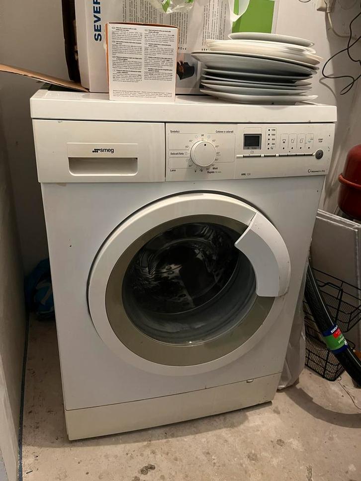 Smeg Wasmachine - Betrouwbaar en Efficiënt!, Witgoed en Apparatuur, Wasmachines, Gebruikt, Voorlader, 6 tot 8 kg, 85 tot 90 cm