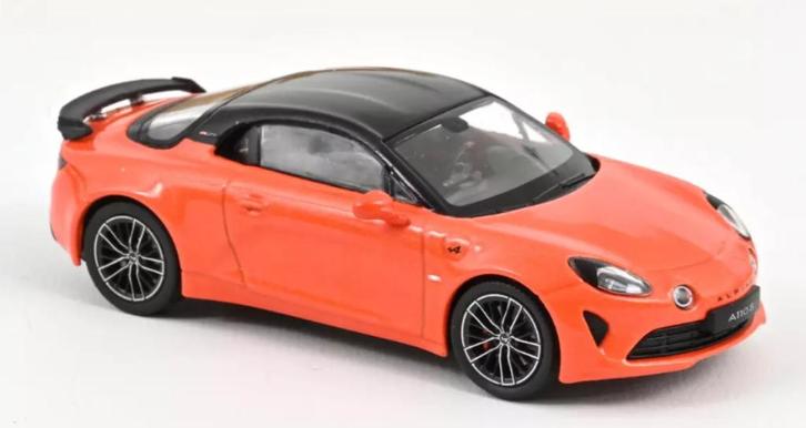 Norev 1:43 Alpine A110 S Pack Aero 2022 Fire Orange in vitri, Hobby en Vrije tijd, Modelauto's | 1:43, Nieuw, Auto, Norev, Ophalen of Verzenden