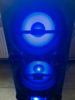 Fenton Speaker met bluetooth usb radio  LED Verlichting, Audio, Tv en Foto, Luidsprekers, Gebruikt, 60 tot 120 watt, Front, Rear of Stereo speakers
