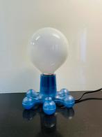 Vintage POP ART Lamp OCTOPUS Blue, Ophalen of Verzenden, Zo goed als nieuw, Glas, Minder dan 50 cm