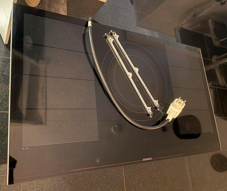 Siemens inductie kookplaat 90 cm, Witgoed en Apparatuur, Kookplaten, Zo goed als nieuw, Inbouw, Inductie, 5 kookzones of meer