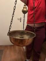 Hangende koperen antieke weegschaal, Antiek en Kunst, Ophalen, Koper