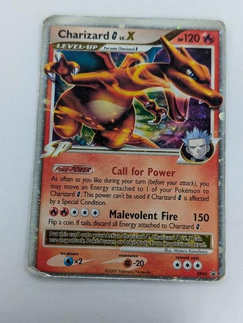 Charizard [G] LV.X (DPPR 45) DP Black Star Promos, Hobby en Vrije tijd, Verzamelkaartspellen | Pokémon, Zo goed als nieuw, Ophalen of Verzenden