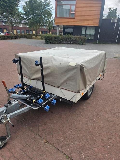 Leuke unieke Vouwwagen met voortent, Caravans en Kamperen, Tenten, Zo goed als nieuw, Ophalen