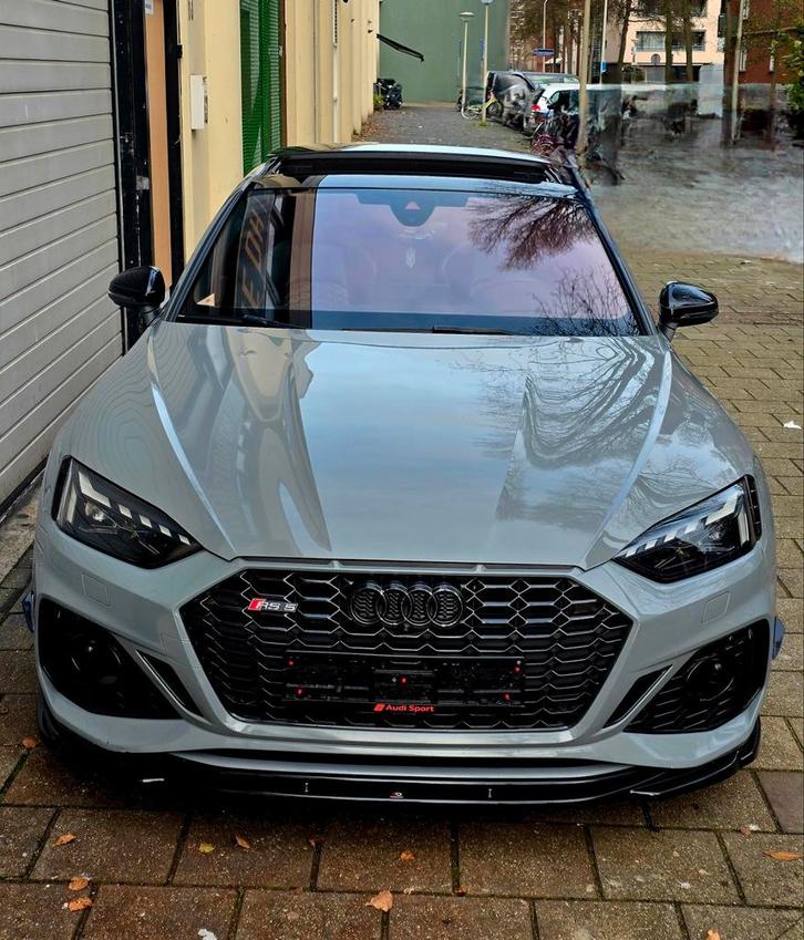 Audi RS5 Tfsi 450pk Quattro Tiptronic 2020 Grijs, Auto's, Audi, Bedrijf, A5, 360° camera, 4x4, ABS, Achteruitrijcamera, Adaptieve lichten