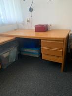 2 stevige houten bureau’s met 3 laden- zgan, Ophalen, 50 tot 100 cm, Zo goed als nieuw, Minder dan 100 cm