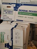 30 stevige verhuisdozen. Mondial Movers, Doe-het-zelf en Verbouw, Kratten en Dozen, Ophalen, Doos, 50 tot 75 cm, Minder dan 40 cm