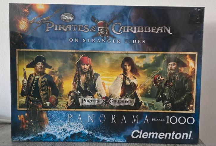 Disney Panorama puzzel Pirates of the Caribbean, Hobby en Vrije tijd, Denksport en Puzzels, Nieuw, Legpuzzel, 500 t/m 1500 stukjes