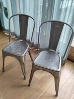 Originele Tolix Chaise A - Vernis, Ophalen of Verzenden, Metaal, Eén