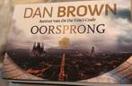 Dan Brown - Oorsprong dwarsligger, Ophalen of Verzenden, Zo goed als nieuw, Dan Brown