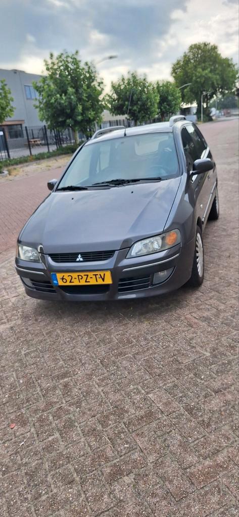 Mitsubishi Space Star 1.3 Family 2005 Grijs, Auto's, Mitsubishi, Particulier, Space Star, Airconditioning, Boordcomputer, Dakrails