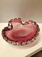 Unieke Vintage Murano paarse asbak, Antiek en Kunst, Antiek | Glas en Kristal, Ophalen of Verzenden