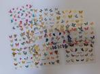 10x velletjes nagelstickers vlinders, Sieraden, Tassen en Uiterlijk, Uiterlijk | Cosmetica en Make-up, Verzenden, Nieuw, Handen en Nagels
