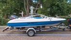 Bayliner 1700 bowrider, Yamaha 75pk, met goede trailer, Watersport en Boten, Ophalen, Gebruikt, Binnenboordmotor, 3 tot 6 meter
