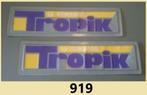 Gebruikte rubberboot decals/logo's voor rubberboten. € 5,00., Watersport en Boten, Accessoires en Onderhoud, Ophalen of Verzenden