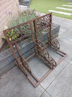 Oud brocante fietsenrek, Ophalen