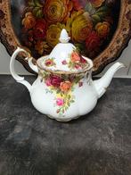 Royal Albert Old Country Roses thee koffie pot, Antiek en Kunst, Antiek | Servies los, Ophalen of Verzenden
