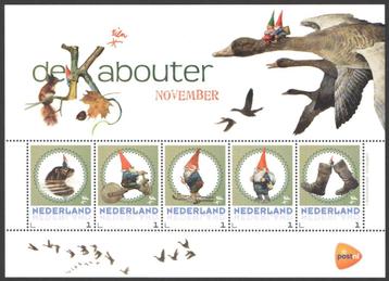 Postzegels De Kabouter: November beschikbaar voor biedingen