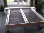 Auping bed met achterwand 180 x 200, Ophalen, Gebruikt, Wit, Tweepersoons