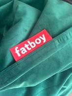 Fatboy Original Slim Velvet zitzak Recycled Petrol, Huis en Inrichting, Zitzakken, Ophalen, Zo goed als nieuw, Groen