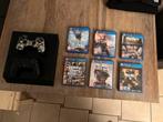 Playstation 4 met spellen en 2 controllers, Spelcomputers en Games, Spelcomputers | Sony PlayStation 4, Ophalen, Met 2 controllers