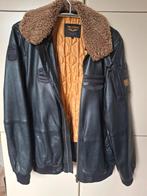 PME Legend Leren Pilotenjas Zwart Maat L - Nieuwstaat, Kleding | Heren, Maat 52/54 (L), Zwart, Ophalen of Verzenden, Zo goed als nieuw