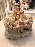 Porselein lamp dresden, Ophalen of Verzenden, Zo goed als nieuw, Minder dan 50 cm