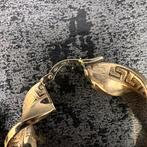 14k gouden wokkels oorbellen nieuw, Sieraden, Tassen en Uiterlijk, Oorbellen, Ophalen of Verzenden, Zo goed als nieuw, Goud