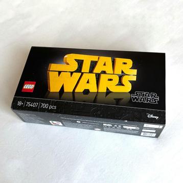 Brick-Built Star Wars Logo (75407) – LEGO Star Wars Set beschikbaar voor biedingen
