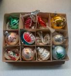Kerstbal originele oude doos met mooie antieke kerstballen, Diversen, Ophalen of Verzenden