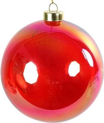Nieuwe Kerstbal Grundel 12 Cm Glas Rood beschikbaar voor biedingen