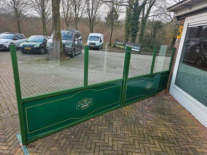 Zes glazen windschermen te koop, Caravans en Kamperen, Windschermen, Gebruikt, Ophalen of Verzenden