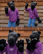 Semi realistische fursuit panter partial fursuit te koop!, Hobby en Vrije tijd, Kostuums, Theaterbenodigdheden en LARP, Ophalen of Verzenden