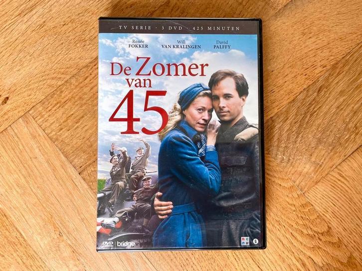 NCRV: De Zomer van 45 - Serie op DVD (krasvrij), Cd's en Dvd's, Dvd's | Nederlandstalig, Zo goed als nieuw, Tv fictie, Drama, Boxset