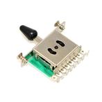 3-way closed stratocaster switch blade met zwarte knop, Moku Custom Guitars, Nieuw, 4613CB, Ophalen of Verzenden