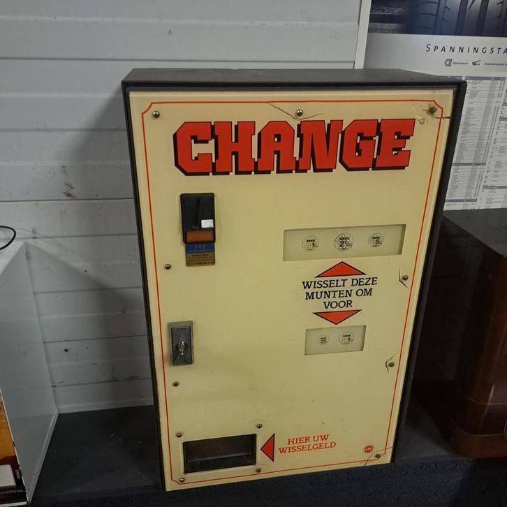 Change geldwisselautomaat '80 Vintage, Verzamelen, Automaten | Overige, Gebruikt, Ophalen