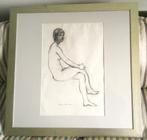 4) - vrouwelijk naakt - Sierk Schröder (1903-2002), Antiek en Kunst, Kunst | Schilderijen | Klassiek, Ophalen